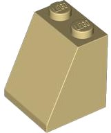 LEGO onderdeel Slope 65 2 x 2 x 2 without Bottom Tube 3678a