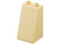 LEGO part Slope 75 2 x 2 x 3 - Hollow Studs 3684a