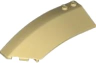 Biseau 8 x 3 x 2 Ouvert Gauche en beige, numéro de pièce LEGO 41750
