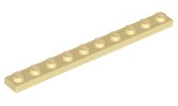 LEGO part Plate 1 x 10 4477