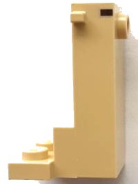 LEGO part Creature Head Pixelated with Elongated Neck and One Stud with Dark Brown and Reddish Brown Eyes Pattern (Minecraft Baby Camel) 5020pb01