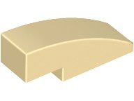 LEGO part Slope, Curved 3 x 1 50950