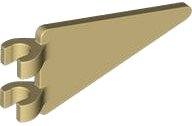 LEGO part Flag 2 x 4 Triangle 5555