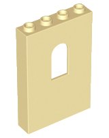 LEGO part Panel 1 x 4 x 5 Wall with Window 60808