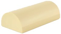 Slope, Curved 2 x 4 Double with Groove, número de pieza LEGO 6192b