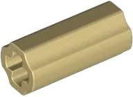 LEGO part Technic, Axle Connector 2L (Smooth with x Hole + Orientation) 6538c