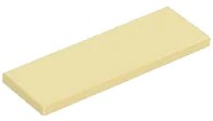 Tuile 2 x 6 en beige, numéro de pièce LEGO 69729