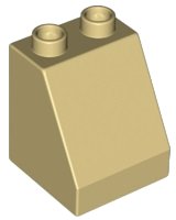 LEGO part Duplo, Brick 2 x 2 x 2 Slope 54 70676