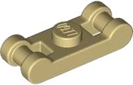 Plate, Modified 1 x 1 with Bar Handles on Ends en beige, numéro de pièce LEGO 78257