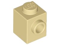 LEGO part Brick Special 1 x 1 with Stud on 1 Side 87087