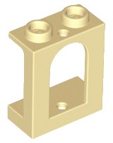 LEGO part Window 1 x 2 x 2 Castle 90195