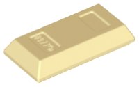LEGO part Minifigure, Utensil Ingot / Bar 99563