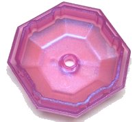 LEGO part Rock 4 x 4 Octagonal, Bottom (Diamond Dress Container Top) 80337
