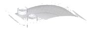 LEGO part Windscreen 6 x 2 x 2 with Bar Handle 92474