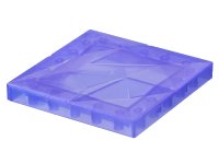 LEGO part Stein, Modificado 6 x 6 x 2/3 Sin Espigas con Perfil de Superficie de Cristal de Hielo 3160