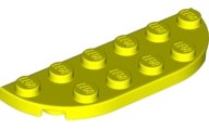 LEGO part Placa, Esquina Redonda 2 x 6 Doble 18980