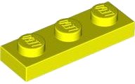 LEGO part Plate 1 x 3 3623