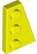LEGO part Wedge, Plate 3 x 2 Right 43722