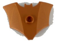 LEGO part Minifigure, Weapon Batarang, Shield Size with Stud on Front 37720a