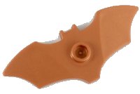 LEGO part Minifigure, Weapon Batarang, Wide with Stud on Front 37720e