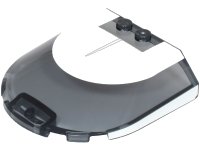 LEGO part Parabrezza 6 x 6 x 1 1/3 Curvo con Tetto Bianco e Motivo a Strisce 3383pb03