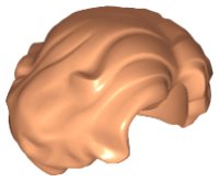 LEGO part Minifigura, Cabello Corto Femenino, Ondulado con Raya Lateral 11256