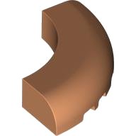 LEGO part Ladrillo, Esquina Redondeada 5 x 5 x 1 sin Espigas 24599