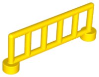 LEGO onderdeel Duplo Fence 1 x 6 x 1 1/2 Railing with 6 Posts 12602