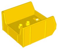 LEGO onderdeel Duplo Tipper Bucket Bed with Lip and Cutout 14094