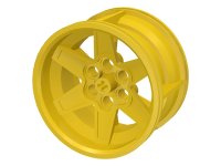 LEGO part Wheel 56mm D. x 34mm Technic Racing Medium, 6 Pin Holes 15038