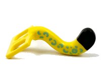 LEGO part Minifigure Costume Tail Cat with Black Tip and Medium Azure Rosettes Pattern 15504pb05