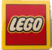 LEGO part Tile 4 x 4 with LEGO Logo Pattern 1751pb015