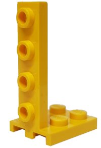 Beugel 2 x 2 - 1 x 4, LEGO onderdeelnummer 2422