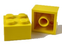 LEGO part Brick 2 x 2 without Inside Supports 3003old