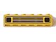LEGO onderdeel Brick 1 x 6 with Black Car Grille Pattern (Embossed Print) 3009p01d