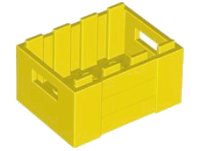 LEGO part Contenitore, Cassa 3 x 4 x 1 2/3 con Maniglie 30150