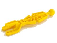 LEGO part Technic Throwbot Arm Forked with Flexible Center and Ball Joint 32168