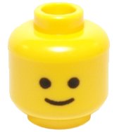 LEGO part Minifigurine, Tête motif sourire standard 3626p01