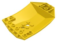 LEGO part Cockpit 8 x 6 x 2 Curved 42021