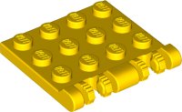 LEGO part Hinge Plate 3 x 4 Locking Dual 2 Fingers, 9 Teeth 44570