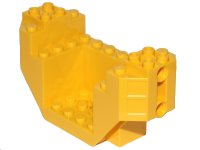 LEGO part Cockpit 4 x 10 x 4 with 3 Holes on Bottom and 2 Pin Holes on Sides 44665