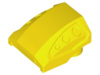 LEGO onderdeel Slope, Curved 2 x 2 with Debossed Side Ports 44675