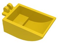 LEGO part Vehicle, Digger Bucket 2 x 3 Curved Bottom, Hollow, with 2 Fingers Hinge 4626