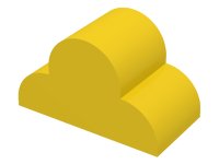 LEGO part Slope, Curved 4 x 2 x 2 Triple 6216