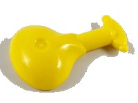 Minifigure, Utensil Trolls Mandolin / Lute in yellow, LEGO part number 65468a