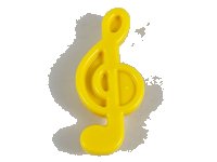 LEGO part Minifigure, Utensil Trolls Treble Clef 65468b