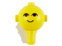 LEGO part Homemaker Figure / Maxifigure Head with Black Eyes and Smile Pattern 685px1
