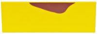 LEGO part Tile 2 x 6 with Reddish Brown Splotch Pattern 69729pb131
