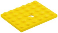 LEGO part Plate, Modified 5 x 6 with Hole 711
