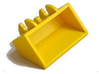 LEGO part Vehicle, Digger Bucket Smooth 2 x 4 x 1 784